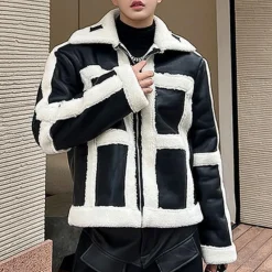 Jassen Heren*ANALU - Modieus Motorjack voor Heren Zwart