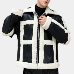 Jassen Heren*ANALU - Modieus Motorjack voor Heren Zwart