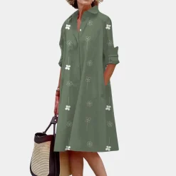 Jurken & Jumpsuits Dames*Anastasia - Elegante dameshemdjurk voor de zomer