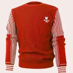 Truien & Vesten Heren*ANDERS - Lichte Zomerse Casual Trui voor Heren Rood