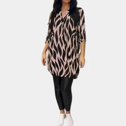 Jurken & Jumpsuits Dames*Andi - Comfortabele casual damesjurk voor de zomer