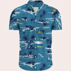Shirts Heren*Andre - Kleurrijk en trendy Hawaïaans mannenhemd voor de zomer