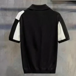 Shirts Heren*Andrei - Tijdloos Gebreid Poloshirt voor heren - Zomerse Stijl