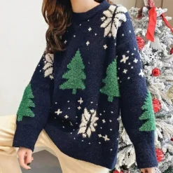 Truien & Vesten Dames*ANGELIE - Stijlvolle Kersttrui voor Dames