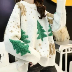 Truien & Vesten Dames*ANGELIE - Stijlvolle Kersttrui voor Dames