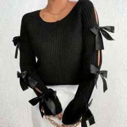 Truien & Vesten Dames*ANNA - Veelzijdige Zomerse Trui voor Dames Zwart