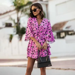 Jurken & Jumpsuits Dames*ANNALISE - Elegante zomer mini-jurk