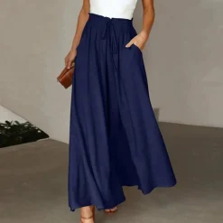 Broeken & Rokken Dames*ANNETTE - Elegante losse zomerbroek