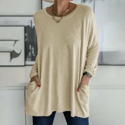 Topjes & Shirts Dames*ANNIE - Avslappet zomerskjorte voor vrouwen