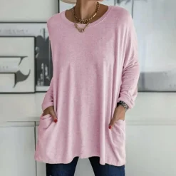 Topjes & Shirts Dames*ANNIE - Avslappet zomerskjorte voor vrouwen