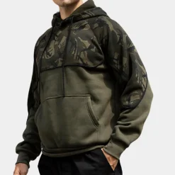 Truien & Vesten Heren*Antonis - Lichte Zomer Herenhoodie met Camouflage Dessin