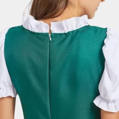 Jurken & Jumpsuits Dames*Anwen - Tijdloze Oktoberfestjurk met Moderne Flair voor de Zomer Groen