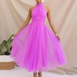 Jurken & Jumpsuits Dames*Aria - Elegante en comfortabele lange damesjurk voor de zomer