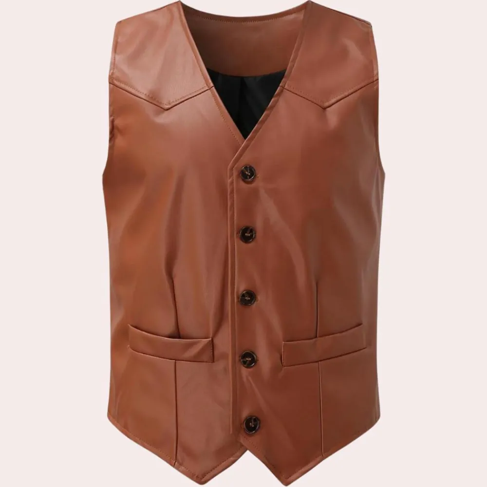 Truien & Vesten Heren*Ariel - Retro Vintage Zomervest voor Heren