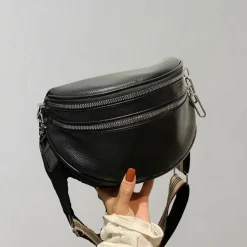 Tassen*Arvella - Zomerse crossbody tas met dubbele rits