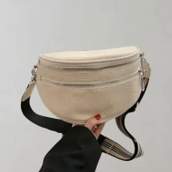 Tassen*Arvella - Zomerse crossbody tas met dubbele rits