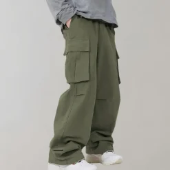 Broeken Heren*Asger - Cargo herenbroek met rechte pijpen voor de zomer