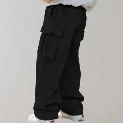 Broeken Heren*Asger - Cargo herenbroek met rechte pijpen voor de zomer