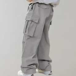 Broeken Heren*Asger - Cargo herenbroek met rechte pijpen voor de zomer