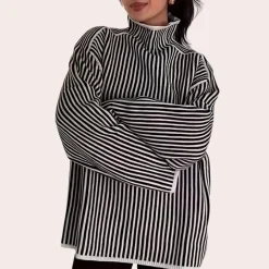 Truien & Vesten Dames*ASHLEY - Luchtige Zomertrui voor Dames Zwart