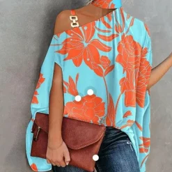 Topjes & Shirts Dames*ASLAUG - Modieuze stijlvolle zomertop voor zonnige dagen