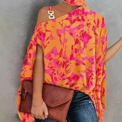 Topjes & Shirts Dames*ASLAUG - Modieuze stijlvolle zomertop voor zonnige dagen