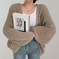 Truien & Vesten Dames*Asta - Stijlvol damesvest met lange mouwen voor de zomer