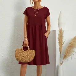 Jurken & Jumpsuits Dames*ASTRID - Elegante zomerjurk voor zonnige dagen