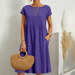 Jurken & Jumpsuits Dames*ASTRID - Elegante zomerjurk voor zonnige dagen