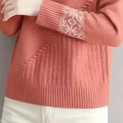 Truien & Vesten Dames*Asya - Luchtige gebreide trui voor dames, perfect voor de zomer Terracotta