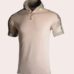 Shirts Heren*Atanas – Elegante Herenshirt met Ritsdetail voor de Zomer