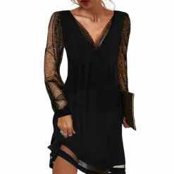 Jurken & Jumpsuits Dames*ATHENA - Elegante zomerjurk met V-hals