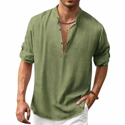 Shirts Heren*ATREUS - Stijlvol zomer overhemd voor mannen