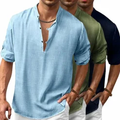 Shirts Heren*ATREUS - Stijlvol zomer overhemd voor mannen