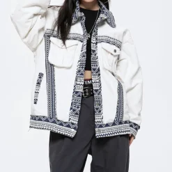 Jassen Dames*Attila - Stijlvolle en Gezellige Zomerjas voor dames Wit