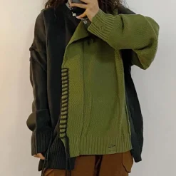 Truien & Vesten Dames*AUGUSTA - Stijlvolle Luchtige Gebreide Trui voor Dames - Zomereditie Groen