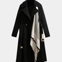 Jassen Dames*Aurembiaix - Luxe dames trenchcoat met elegante riem voor de zomer