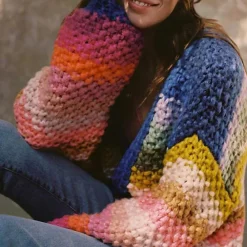 Truien & Vesten Dames*AURIANA - Comfortabel Zomervest voor Dames Blauw