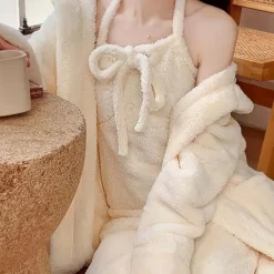 Sets Dames*Aurica - Comfort Damespyjama Set voor de Zomer Crème