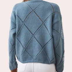 Truien & Vesten Dames*AZLYN - Geraffineerde Zomerse Trui Met Pailletten voor Dames