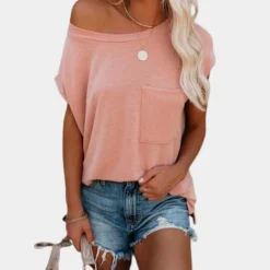 Topjes & Shirts Dames*Azra - Casual zomer t-shirt voor dames - Perfect voor Lente en Zomer