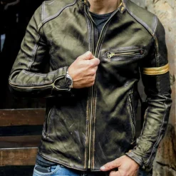 Jassen Heren*Baltasar - Stijlvolle zomerjas met rits voor heren