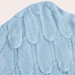 Truien & Vesten Dames*BARBARA - Stijlvolle Zomerse Trui voor Dames Hemelsblauw