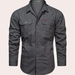 Shirts Heren*Barbeau - Casual zomers outdoor overhemd voor heren