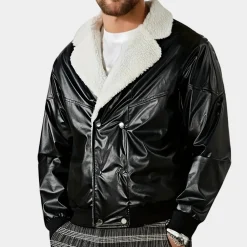 Jassen Heren*BARDENE - Modieuze Winterjas voor Heren Zwart