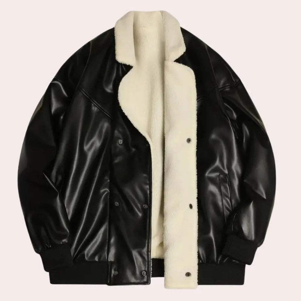 Jassen Heren*BARDENE - Modieuze Winterjas voor Heren Zwart