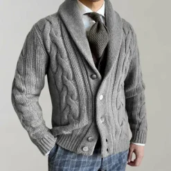 Truien & Vesten Heren*Bart - Herenvest met revers voor de zomer