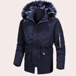 Jassen Heren*Bartek - Trendy jas met capuchon voor koude dagen