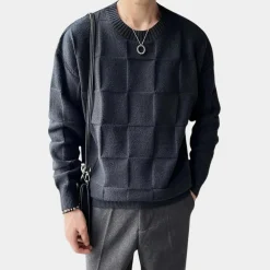 Truien & Vesten Heren*Bayless - Casual gebreide lichte zomer heren trui