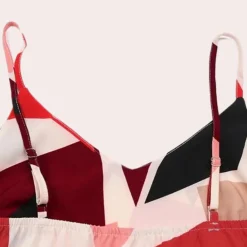 Jurken & Jumpsuits Dames*Belle - Elegante midi zomerjurk Rood